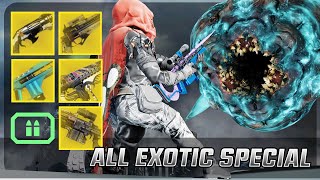 Every Exotic Special Vs Chimera - Warlord's Ruin Dungeon Destiny 2