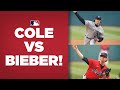 EPIC matchup lives up to hype! Gerrit Cole vs. Shane Bieber have amazing duel in Yankees-Indians!