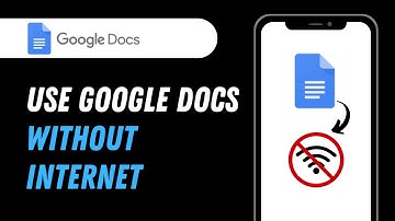 How to use Google Docs without internet