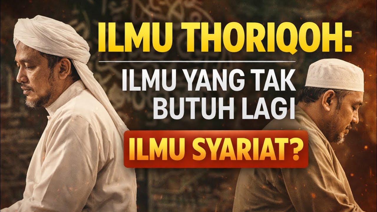 ILMU THORIQOH : ILMU YANG TAK BUTUH LAGI ILMU SYARIAT⁉️ 