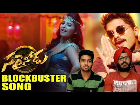 BLOCKBUSTER Full Video Song Reaction || "Sarrainodu" || Allu Arjun, Rakul Preet || Telugu Songs 2016