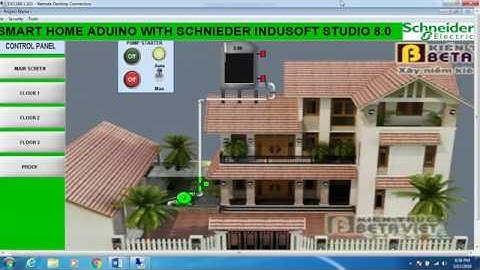 SCADA Indusoft Web Studio 8.0 step to configure a project to access by PC , Smart Phone