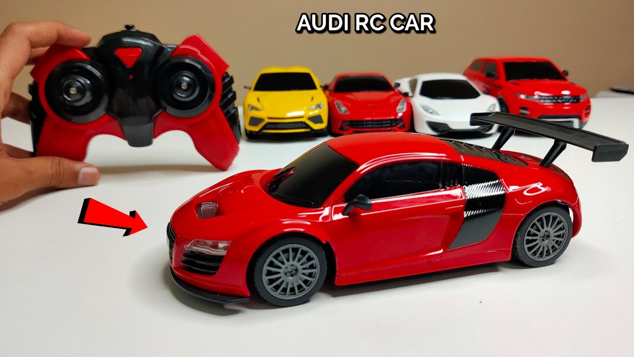 CMJ RC CARS 1:16 Scale Red Bull Audi 