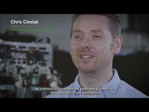Blade BUG: the robot that can repair wind turbines