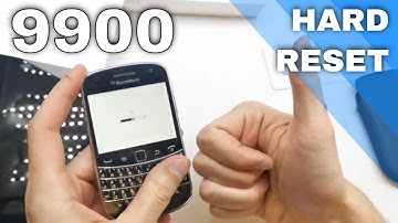 Harde reset Blackberry 9900 Bold Touch - Wachtwoordbeveiliging verwijderen