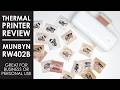 MUNBYN Thermal Label Printer Review - MUNBYN RW402B