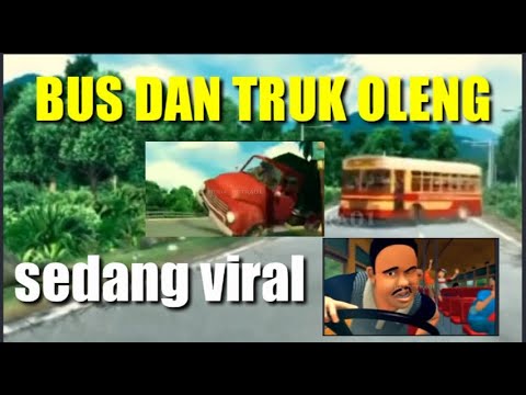 LAGI VIRAL BUS DAN TRUK  OLENG  VERSI UPIN  IPIN  YouTube