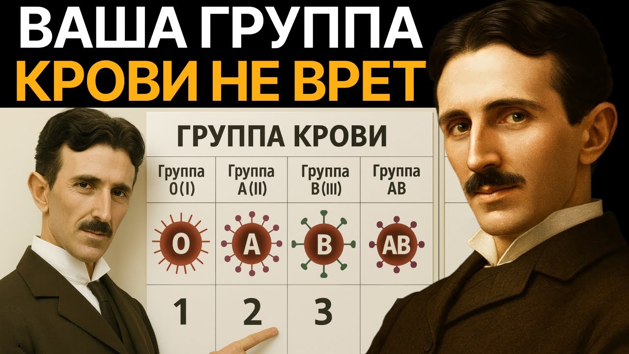 СКРЫТАЯ ТАЙНА твоей группы крови, которая МЕНЯЕТ ВСЮ СУДЬБУ — Никола Тесла