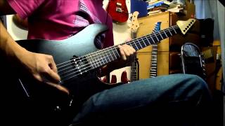 Video thumbnail of "Haunted Shores-Immaterial Guitar cover"