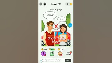 Braindom level 203||who is lying?||tricky puzzle
