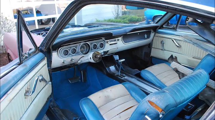 Реставрация и модернизация FORD MUSTANG 1965