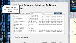 Online Subnet Calculator