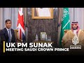 British Prime Minister has held talks with Saudi Arabia&#39;s Crown Prince in Riyadh after Israel visit