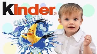 Angry Birds подарок от KINDER №2 Злые птички от Киндер Распаковка посылки
