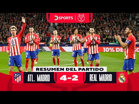 ¡#ATLÉTICOMADRID ELIMINÓ AL #REALMADRID DE LA COPA DEL REY! | Atl. Madrid 4-2 Real Madrid | Resumen