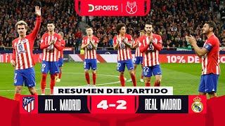 ¡#ATLÉTICOMADRID ELIMINÓ AL #REALMADRID DE LA COPA DEL REY! | Atl. Madrid 4-2 Real Madrid | Resumen image