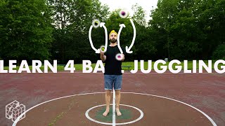 Learning 4 Ball Juggling with No Experience