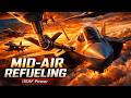 F-35, F-15 & F-16 Mid-Air Refueling with B-2 | USAF Power in Action