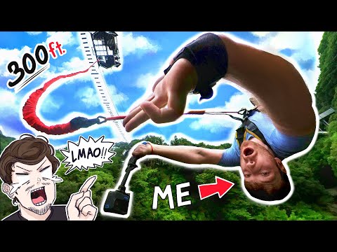 I Tried Japan's CRAZIEST Bungie Jump Ft. @AbroadinJapan