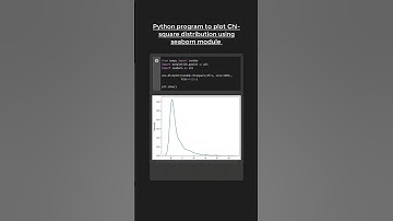 Chi-Square distribution plot using SEABORN in Python 😎🆒😁 #pythonshot #shorts #short #coding #python