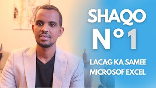 LACAG KA SAMEE MICROSOFT EXCEL | AQOONTII 1aad