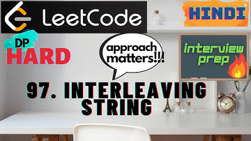 LeetCode 97.  Interleaving String | Dynamic Programming | Coding Walk-through | Interview Prep  🔥
