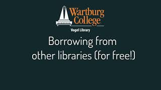 Borrowing from other libraries