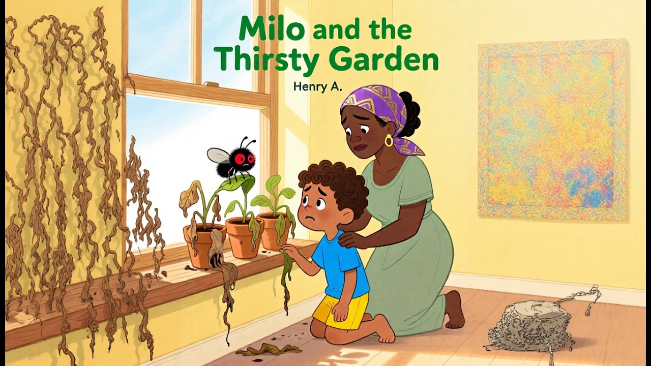 Milo and the Thirsty Garden 🌱💧 | Kids Storytime About Kindness & Caring for Nature 🌸 | CQKidsTv