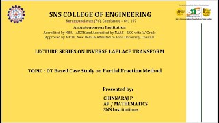 DT Based Case Study | Simple Interest |  SNS Institutions