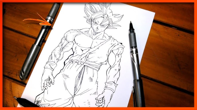 Como Desenhar Goku nível Instinto Superior #DragonBallZ #Dragon_Ball_Super  #Dragon_Ball_Z #ComoDese…