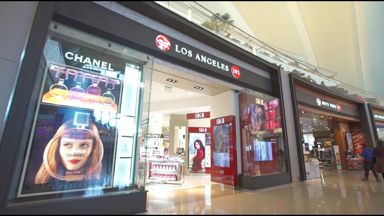 Inside DFS Beauty at Los Angeles International Airport 