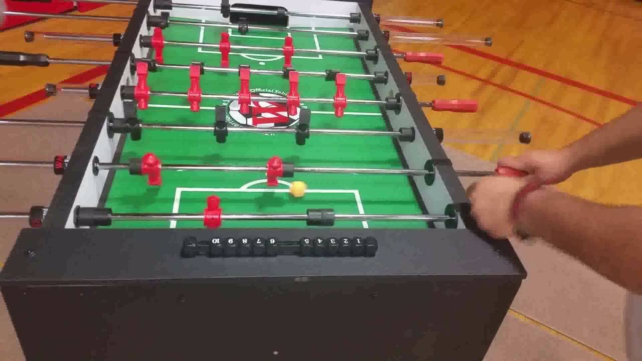 Foosball 2 bar bankshots & options YouTube