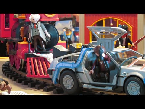 Regreso al futuro Playmobil 2021. Tren, coche Delorean, ciudad. Nuevos juguetes Playmobil.