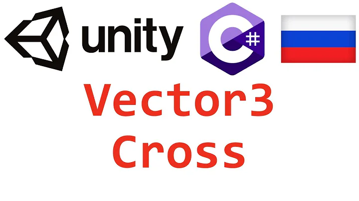 Unity C#. Vector3 Cross. Справочник. Мусин Михаил.