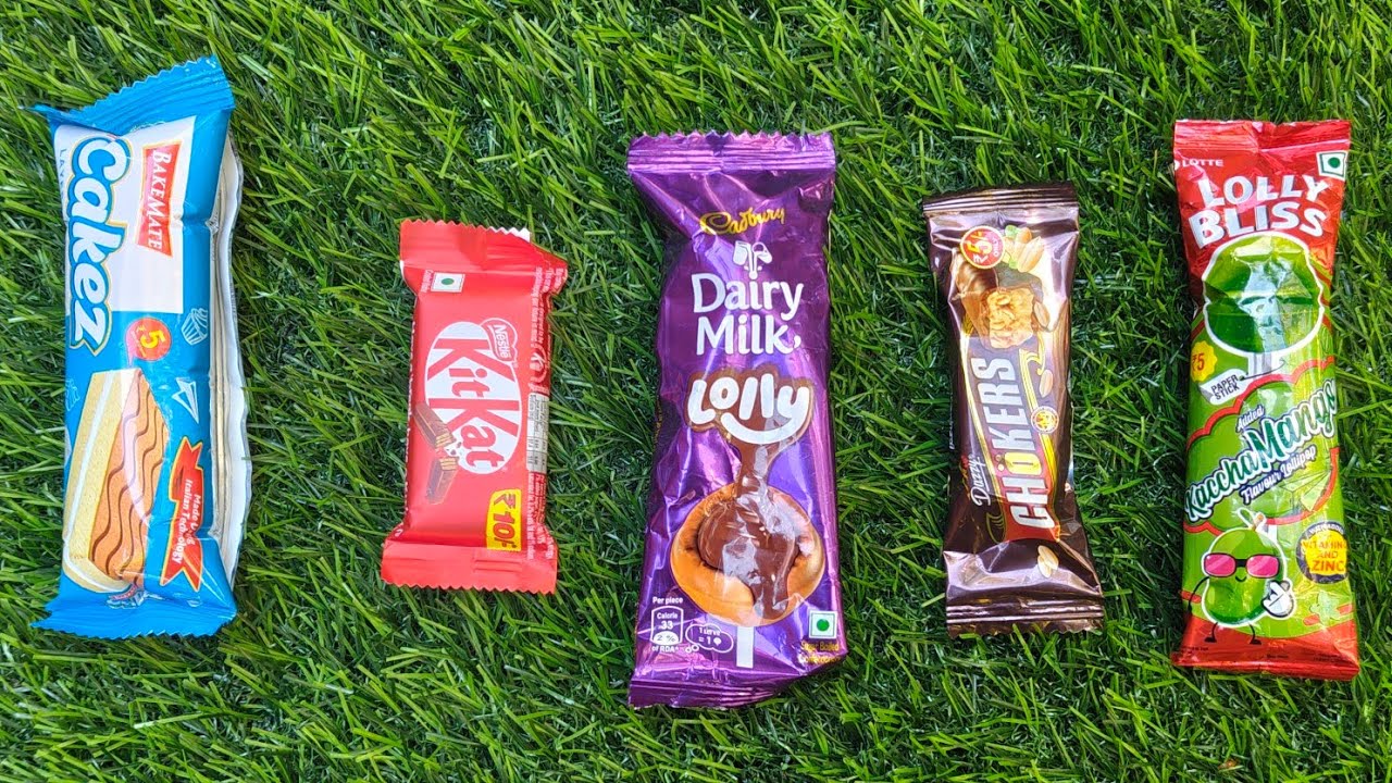 Satisfying Video Asmr Unboxing GIANT Rainbow Lollipop with Yummy Sweets Chocolate and Candy Cutting 