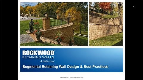 Rockwood Retaining Walls: Segmental Retaining Wall Design & Best Practices
