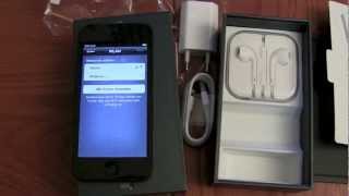 Starting my Apple iPhone 5 for the first time - Setup
