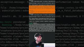 🦀 Des erreurs…explicites ! 🦀  #rustlang #zerotoproduction | #permacodeur sur #Twitch