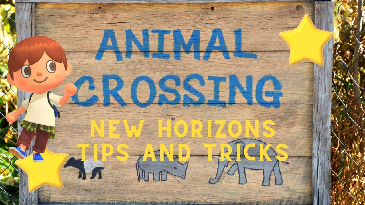 ACNH tips and trick for your first day on the horizon!! YouTube