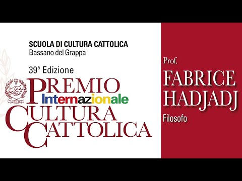 XXXIX Premio Internazionale alla Cultura Cattolica