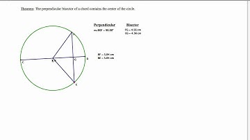 Theorems with Chords of Circles