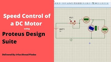 Speed Control of a DC Motor using Proteus Design Suite