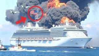 13 minutes ago! A US cruise ship carrying 300 US Minister as destroyed by a Su-57 jet