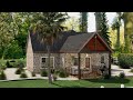 Beautiful 2 Bedroom House Design | Cozy & Charming Small Home Ideas