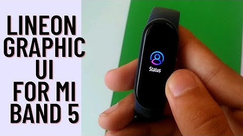 MI band 5 custom firmware| Lineon ui |Themistic