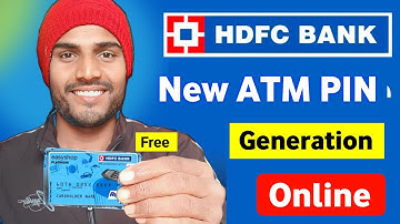 HDFC Bank New ATM Pin Generation Online 2025 | HDFC Bank ATM Pin Kaise Banaye Mobile Se