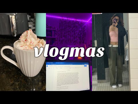 VLOGMAS | days in my life, studying, school