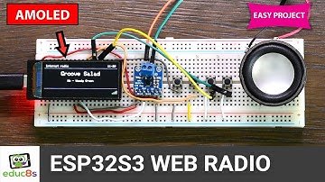 ESP32 S3 Web Radio Project With AMOLED Display Arduino