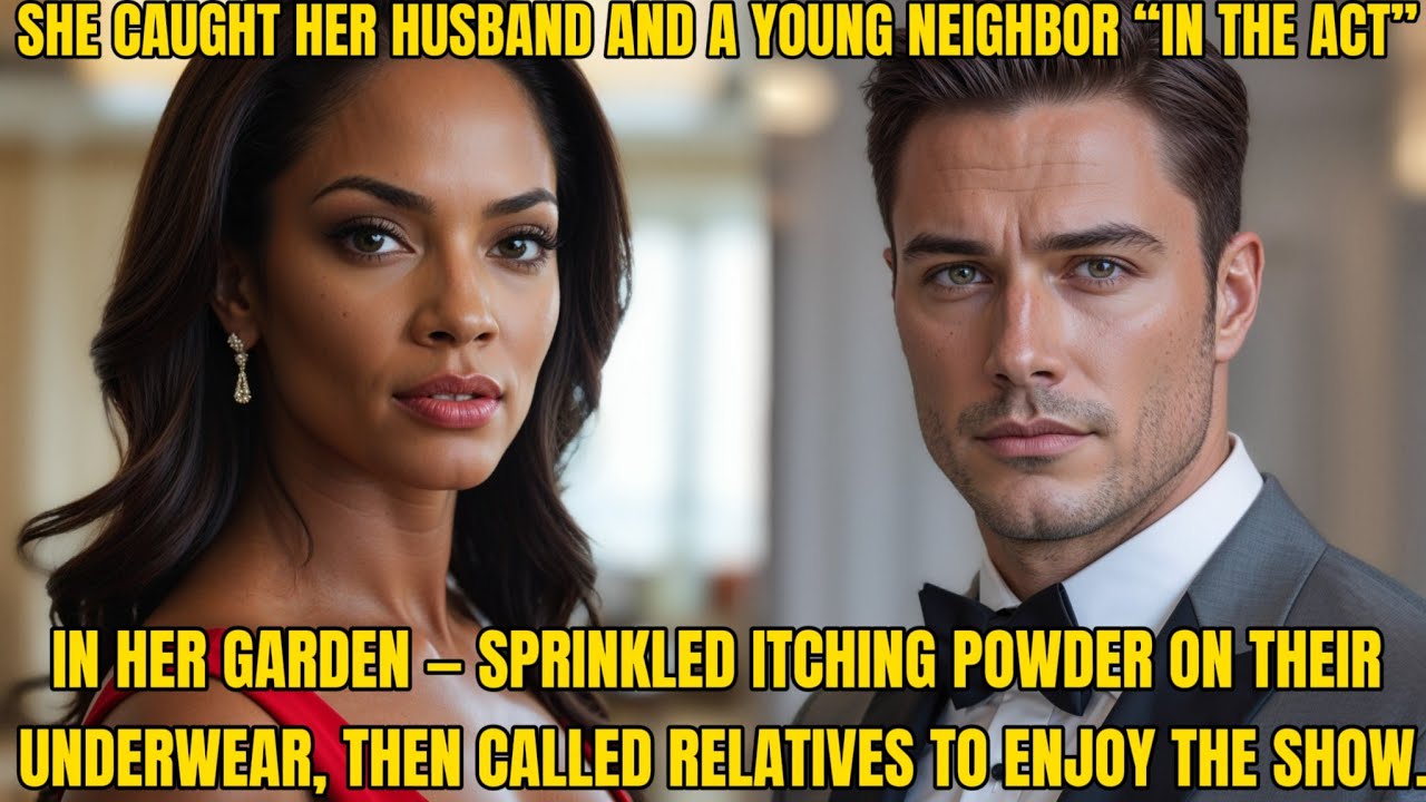 She Caught Her Billionaire Husband Cheating With the Neighbor in the Garden—But Her Next Step...