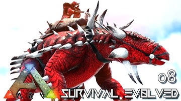 ARK: SURVIVAL EVOLVED - ALPHA ANKLYO TAME & DODOWYVERN BOSS FIGHT !!! E08 (MOD ARK EXTINCTION CORE)